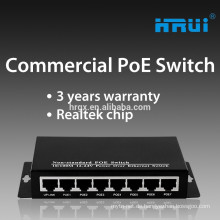 Nichtstandard 8 Port 12V 24V PoE-Schalter für Kamera / drahtloses AP / Netz-Projekt